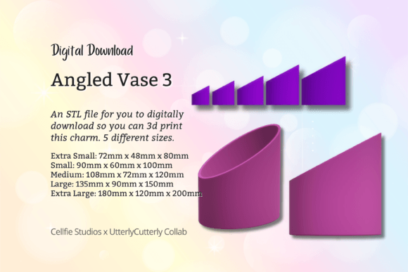 Angled Vase 3 STL File - Digital Download: A Modern Workflow for 3D Printing