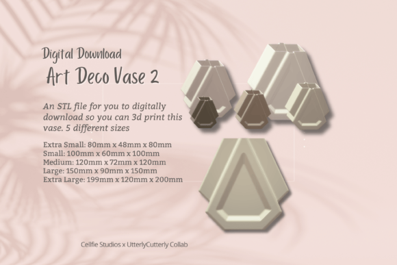 Art Deco 2 Vase STL File: A Guide to Digital Design and 3D Printing