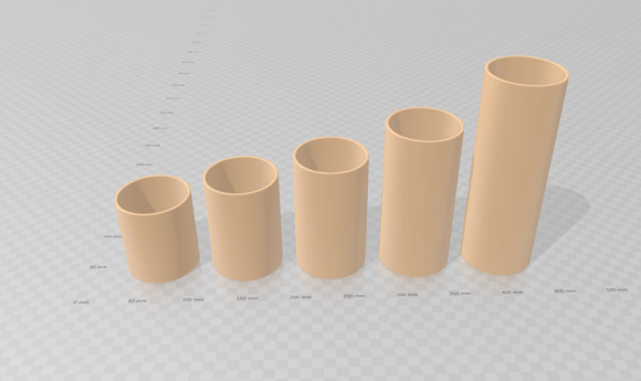 Elevate Your Space with the 7cm Wide Base, Cylinder Vase STL File