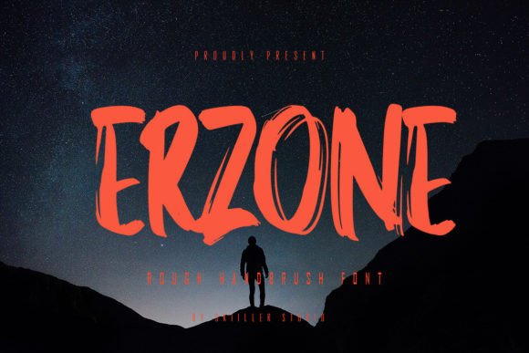 Erzone: The Authentic Brush Typography for Modern Design