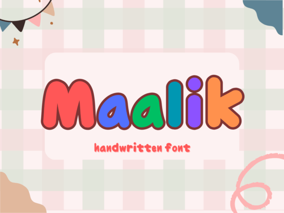 Maalika: A Bold Handwritten Font for Authentic Design