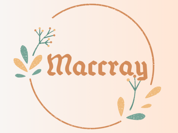Maccray: The Quirky Handwritten Font That Brings Personality to Your Designs