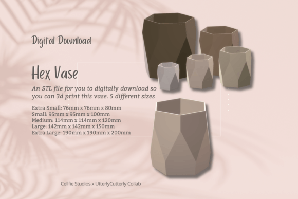 Mastering the Geometric Hex Vase Planter 3D Print STL File for Modern Interiors