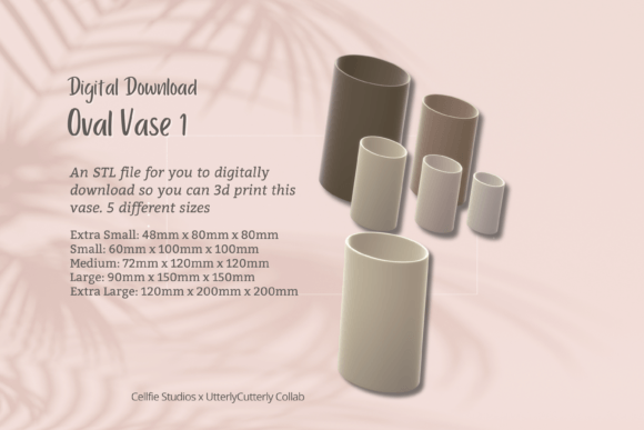 Oval 1 Vase STL File - Digital Download: A Practical Guide for Makers