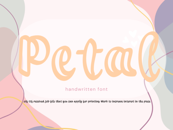 Petal: Where Handwritten Character Meets Digital Brushwork