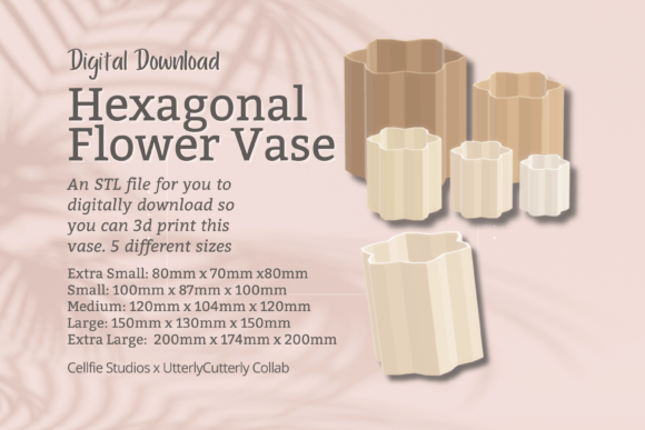 Transform Your Space with the Hexagonal Flower Vase Planter Pot 1 STL: A Guide to 3D Printing Modern Decor