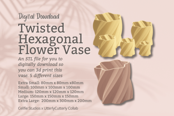 Twisted Hexagonal Flower Vase Planter Po: A Practical Guide to Digital 3D Printing